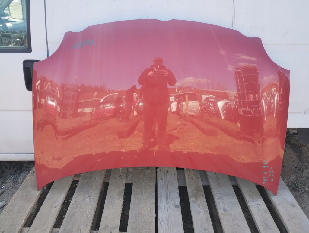 фото №2, Vw polo 9n капот lc3x