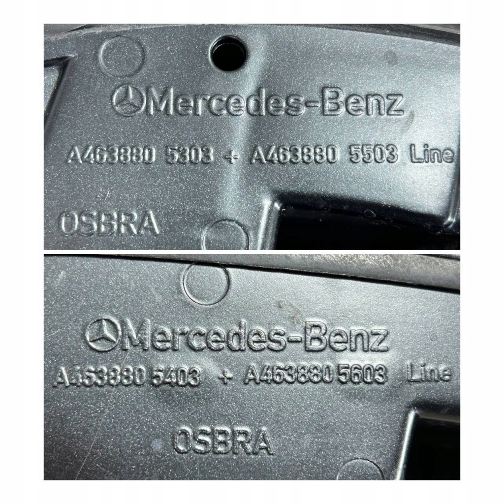 Mercedes g-klasa w463 рестайлинг  amg 18-24 накладки крыла l+p перед a4638805303 Киев