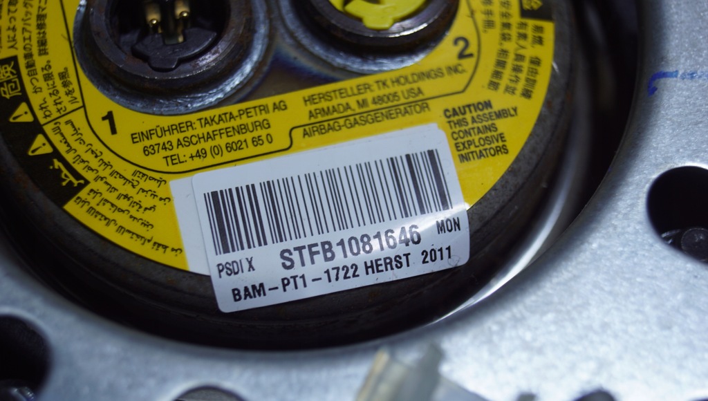 фото №11, Подушка безпеки водія jeep compas i lift