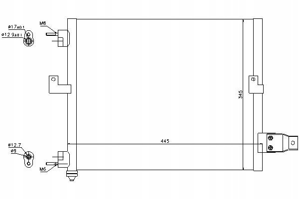 фото №1, Nissens конденсатор кондиціонера hyundai atos 1.0 02