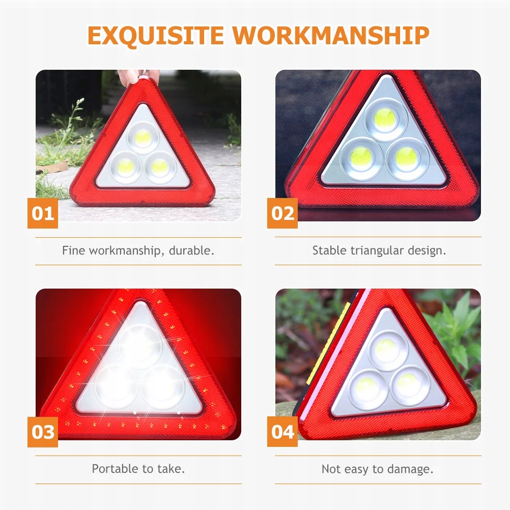 фото №8, Знак попереджувальний відбивний трикутники запобіжник