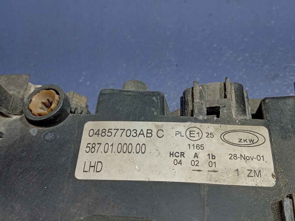 фото №5, Voyager iv caravan фара лівий eu 04857703ab