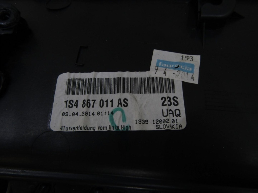 фото №5, Обшивка дверь левый перед передний 5d vw up 1s4867011