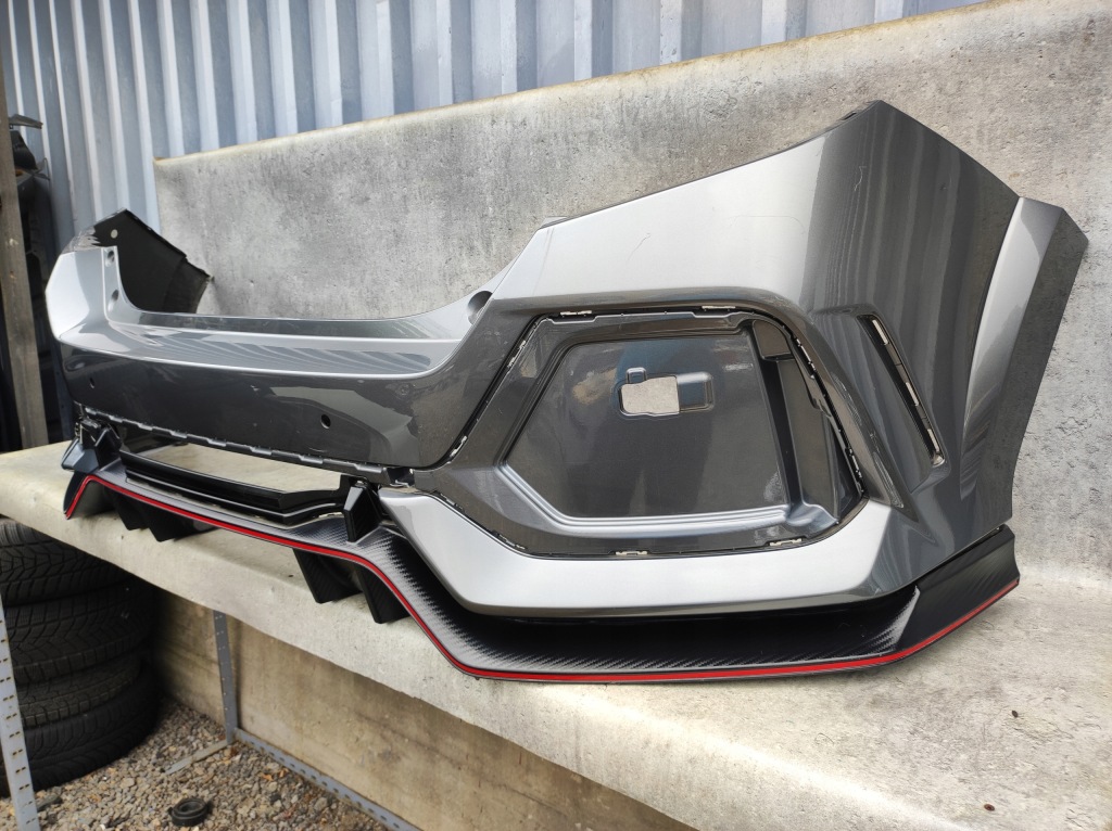 фото №2, Honda civic x type r бампер задняя спойлер карбон