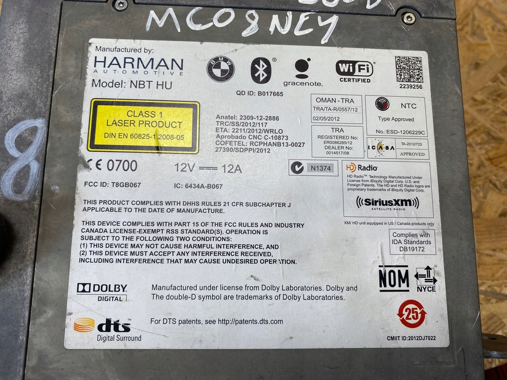 фото №13, Считыватель блок модуль навигации bmw 5 f10 f11 9327318