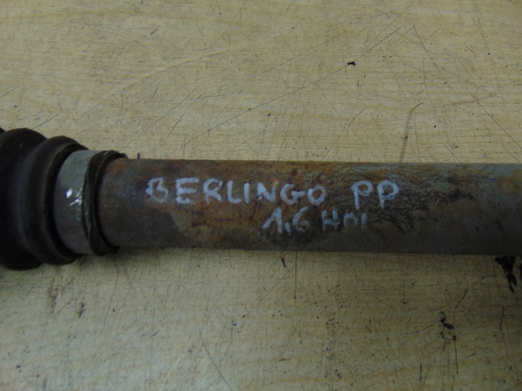 фото №7, Привідний вал права перед partner berlingo iii 1.6 hdi