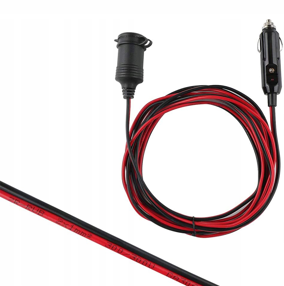 фото №6, Przedłużacz разъём прикуривателя штекер кабель 4m