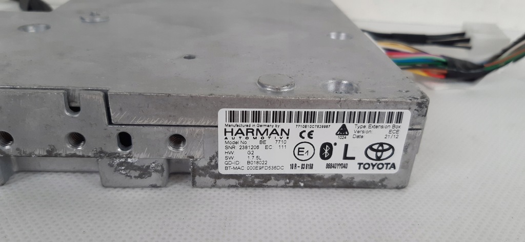 фото №6, Toyota yaris iii rav4 iv модуль навигации 86842yy010, pz490-00331-00