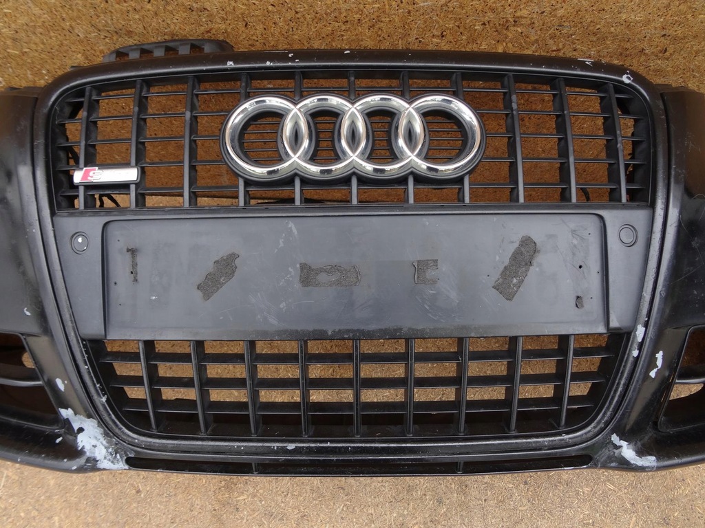 фото №11, Audi a4 b7 04-07 бампер перед передній решітка радіатора решітка радіатора pdc kompletny s-line