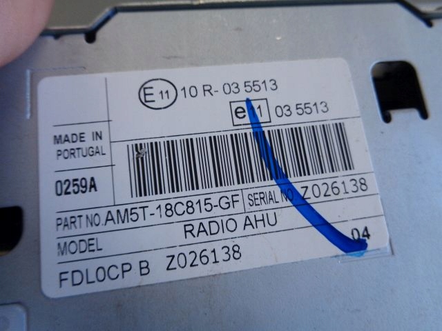 фото №3, Ford c-max mk2 12 радіо cd am5t-y8c815-gf