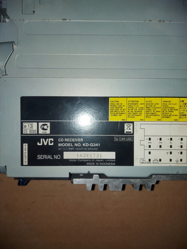 фото №3, Радио автомобильные jvc kd-g341 skoda fabia ii