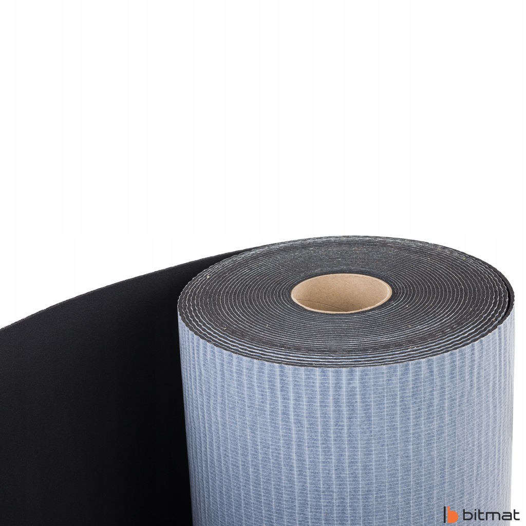 Мат шумоізоляційна піна kauczukowa з klejem 3mm ізоляція двері тонка Недорого