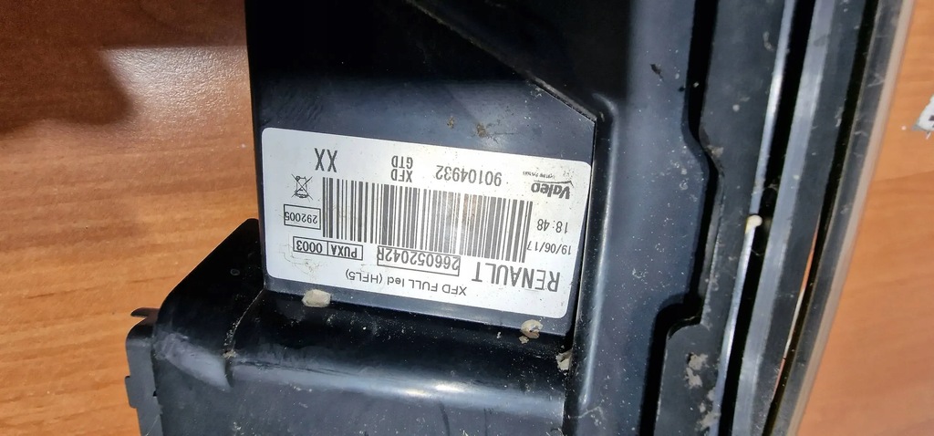 фото №6, Лампа лампа led левый drl дневные renault talisman lift 266052042r 17r