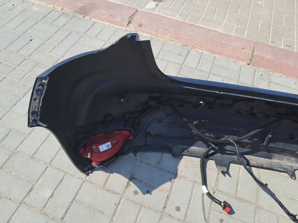 фото №14, Citroen ds4 бампер задній чорний ktv pod 4 датчики pdc хром - ok