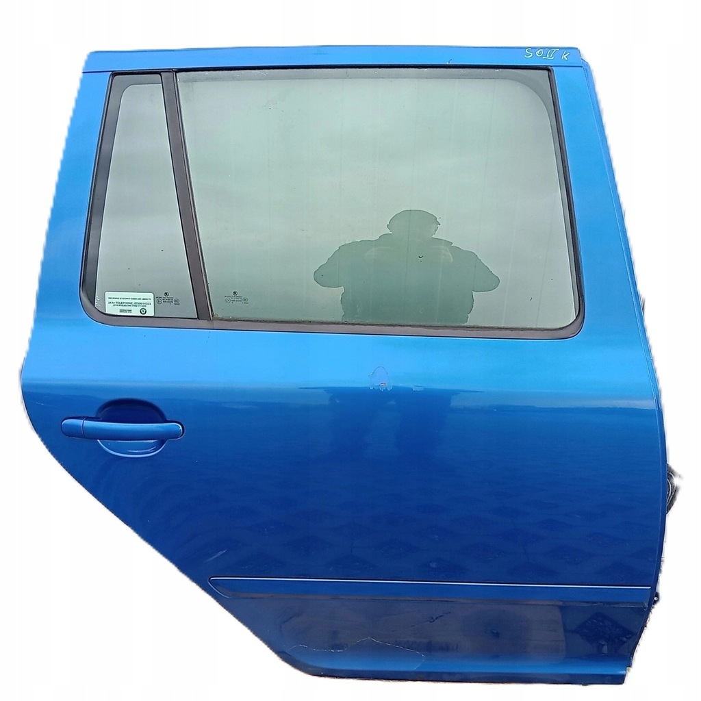 фото №1, Двері правий задня skoda octavia ii kombi niebieskie