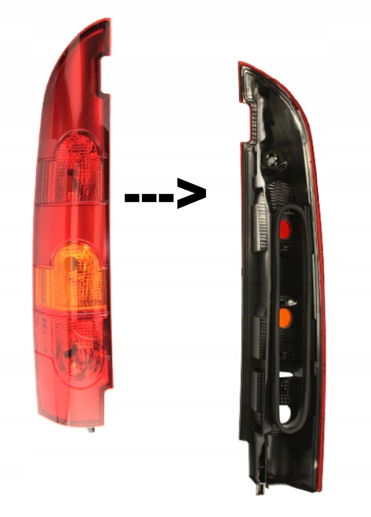 фото №1, Лампа стоп задняя левая renault kangoo i fl 03-08