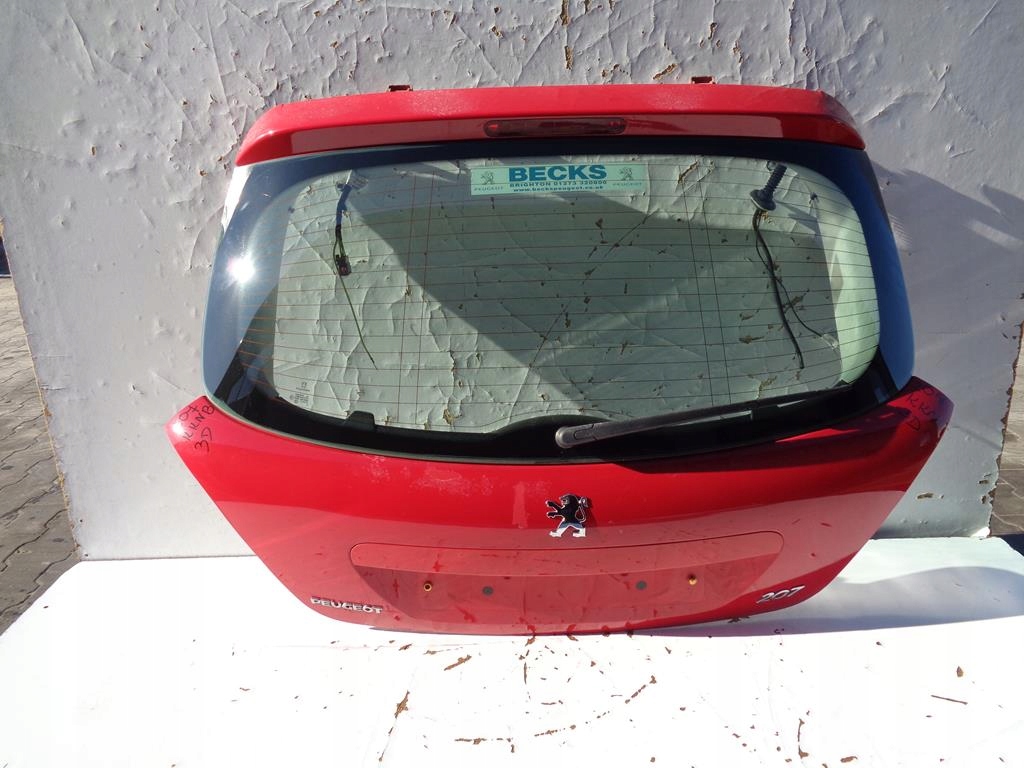 фото №1, Кришка багажника багажника задня peugeot 207 3d kknb bez скло