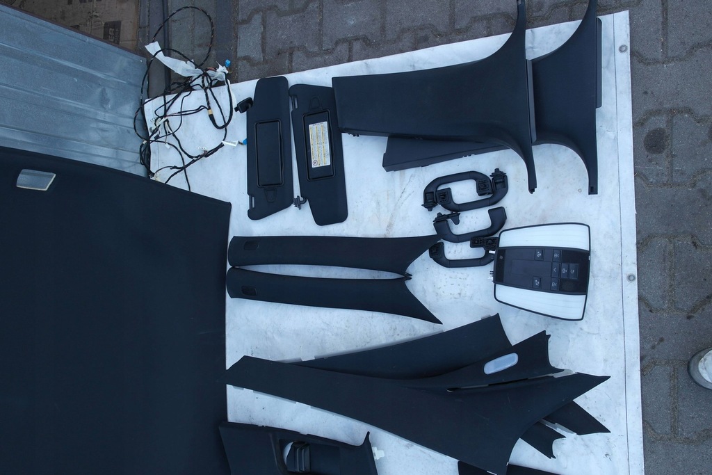 фото №13, Mercedes-benz e w212 2011 стельовий стеля czarna комплектна