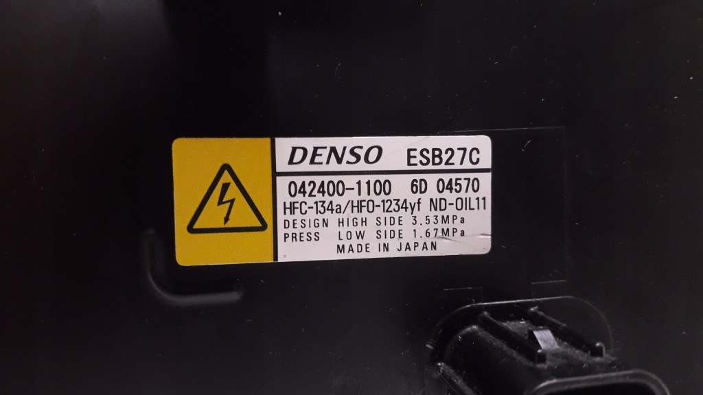 фото №8, Toyota rav4 20- компресор кондиціонера 042400-1100