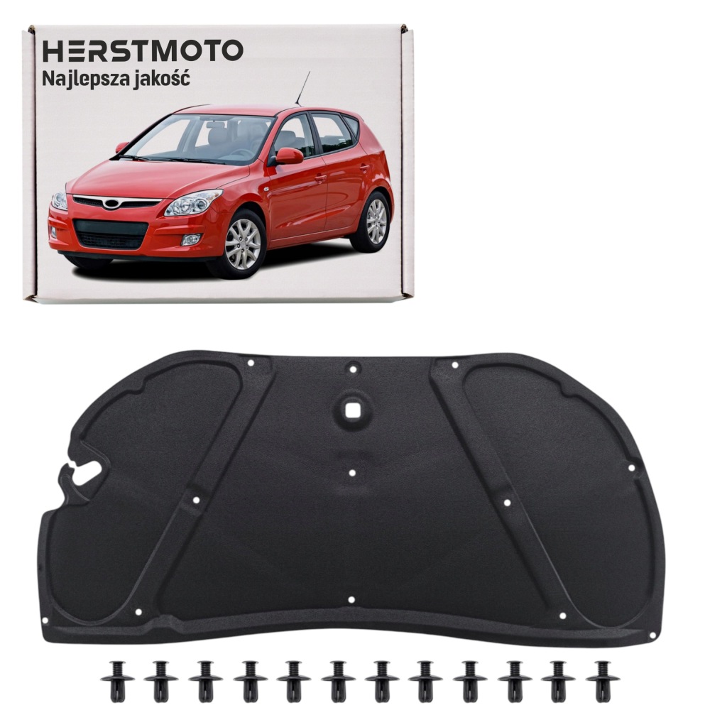 фото №1, Hyundai i30 i fd 2007-2011 шумоизоляция капот 811252l000