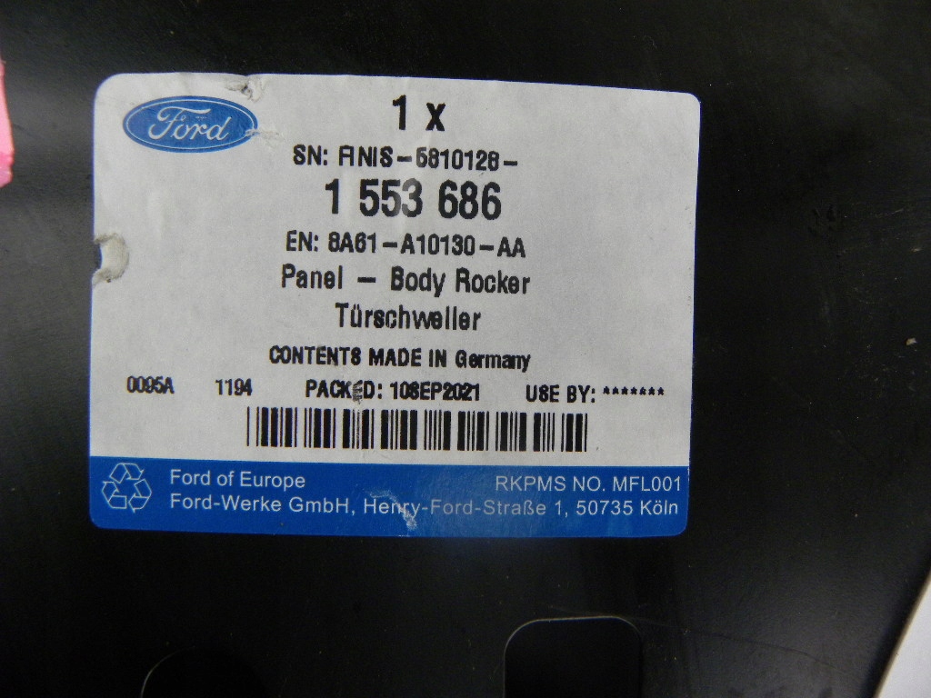 фото №2, Ford fiesta порог правая сторона 2008 rok