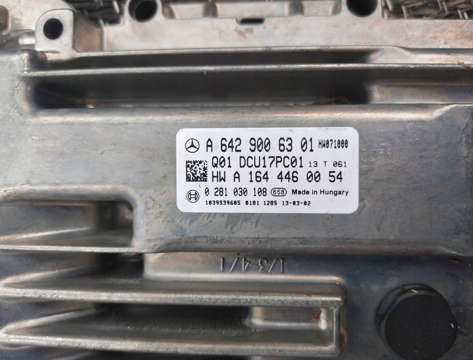 фото №1, Mercedes ml w166 блок управления adblue