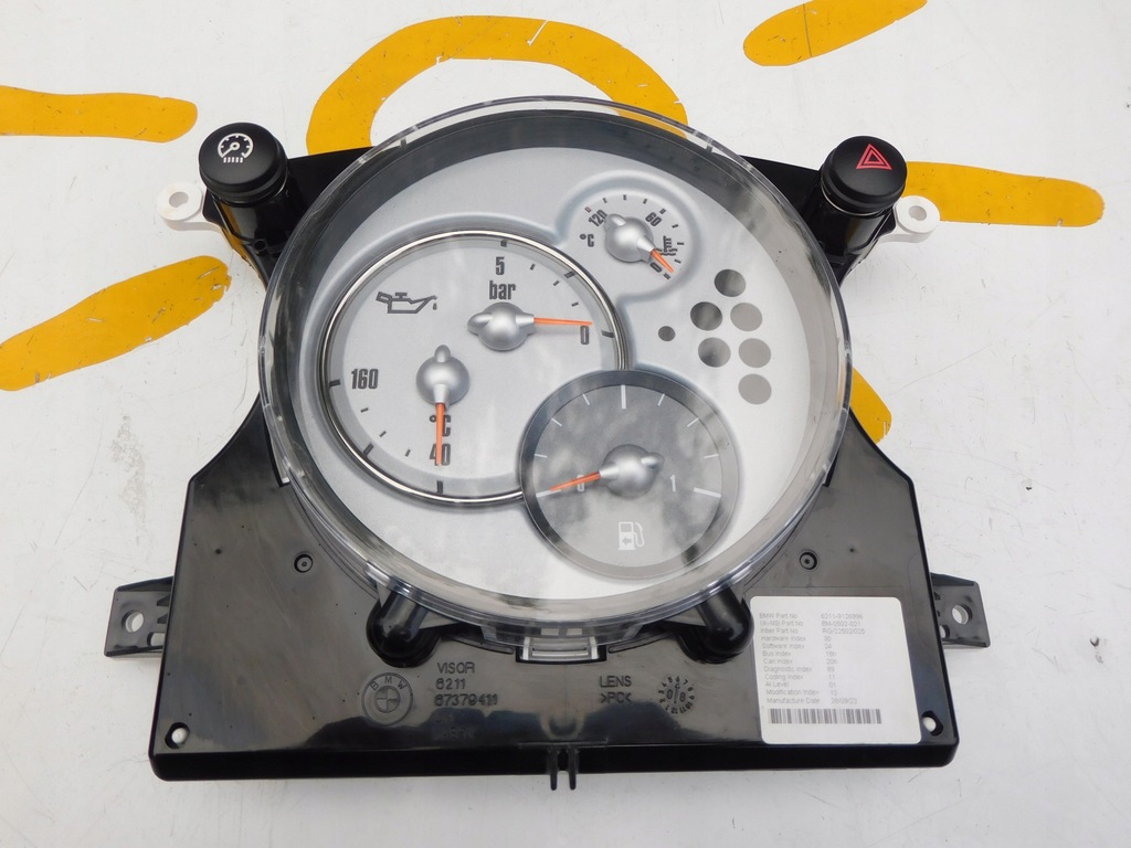 фото №1, Mini cooper one r50 r52 r53 лічильник набір індикаторів chrono новий!