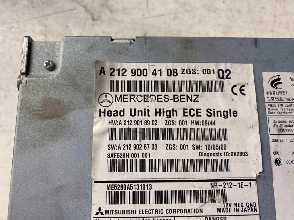 фото №5, Mercedes w212 радіо навігація a2129004108