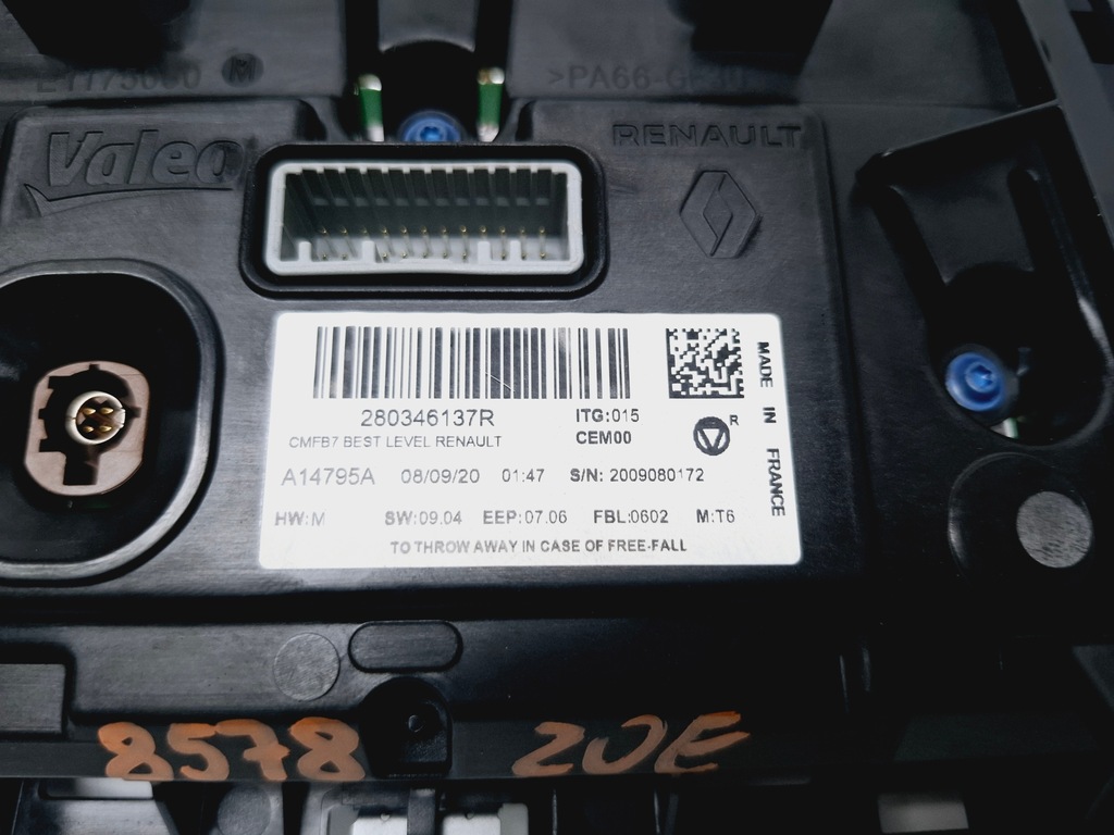 фото №2, Дисплей радио навигации renault zoe ii lift 2013- #8578