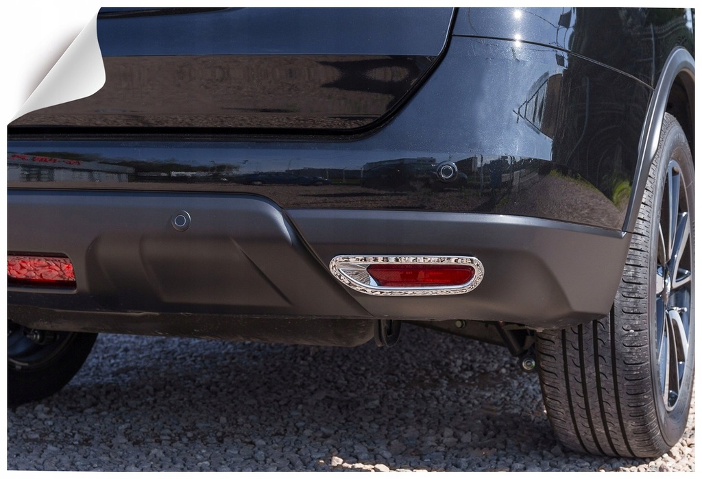фото №11, Nissan x-trail iii t32 2014-2017 накладки задних лампа противотуманных