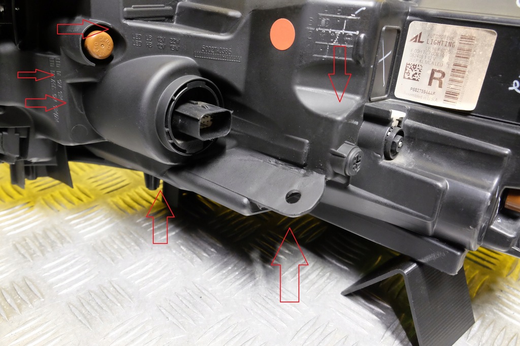 фото №9, Jeep cherokee kl 2019- фара лампа full led r usa