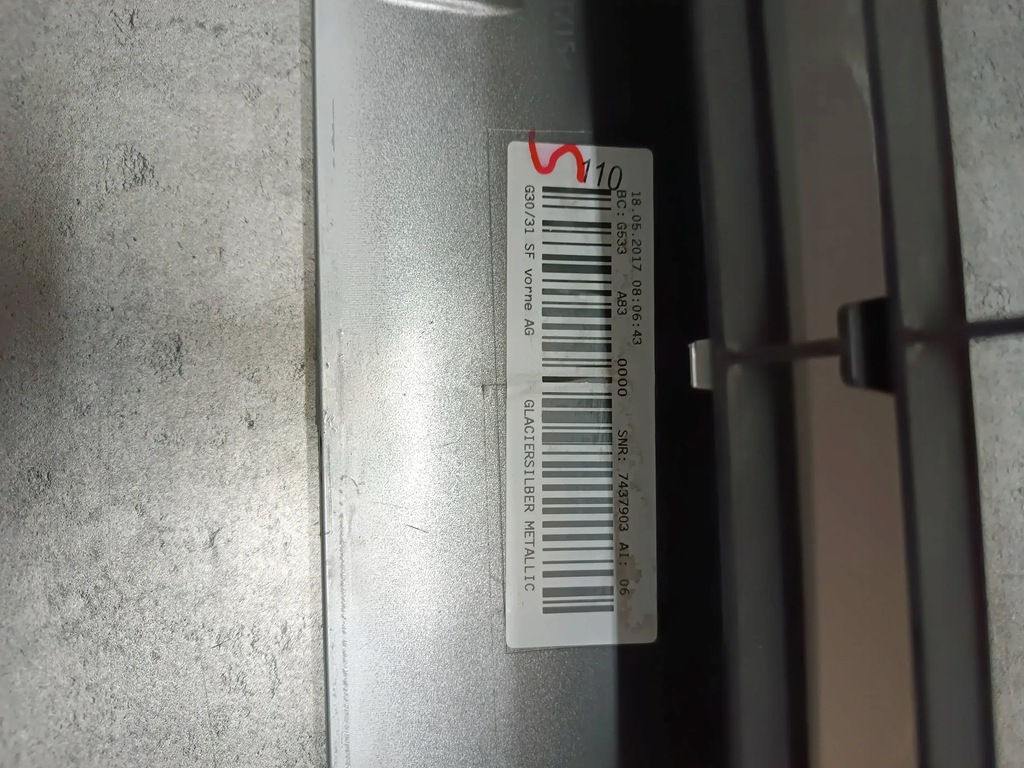 фото №6, Bmw 5 g30 g31 бампер перед kol.a83 4pdc