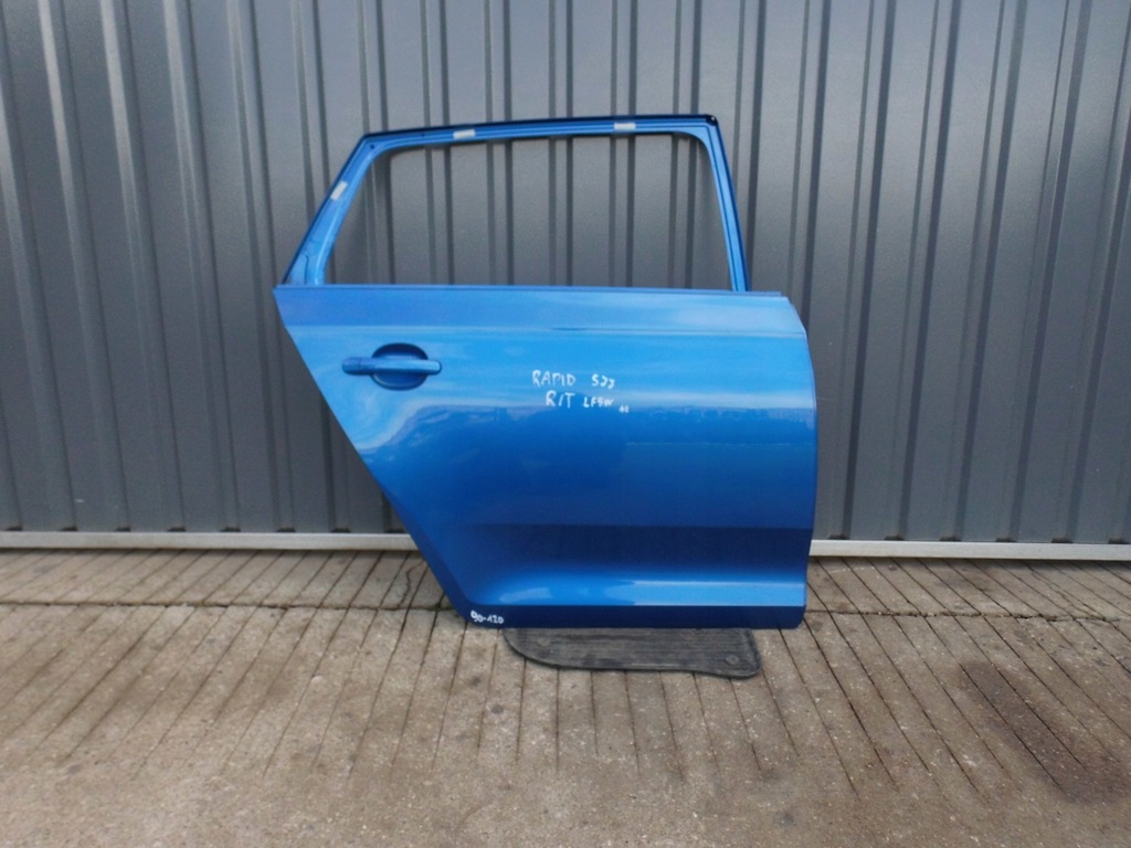 фото №1, Дверь skoda rapid 5jj spaceback правое задние lf5w оригинал