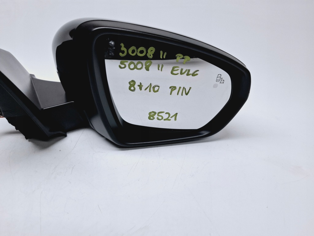 Зеркало наружное правый перед evl 16pin peugeot 3008 5008 ii 2016- #8521 Киев