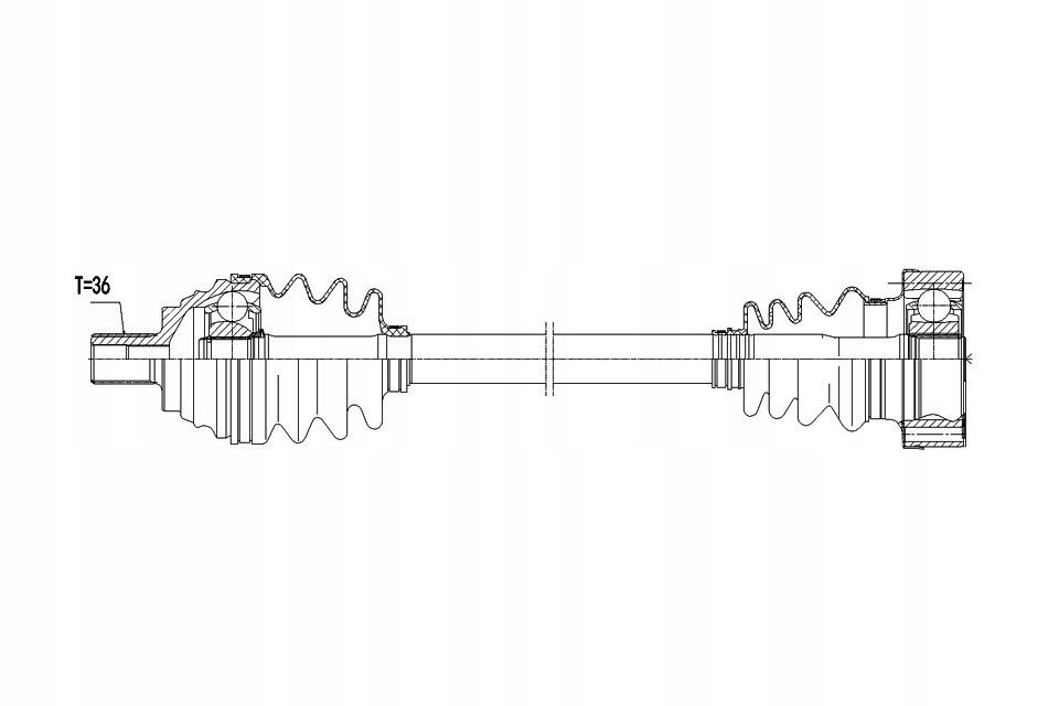 фото №1, Привідний вал привідна vw golf v golf vi passat