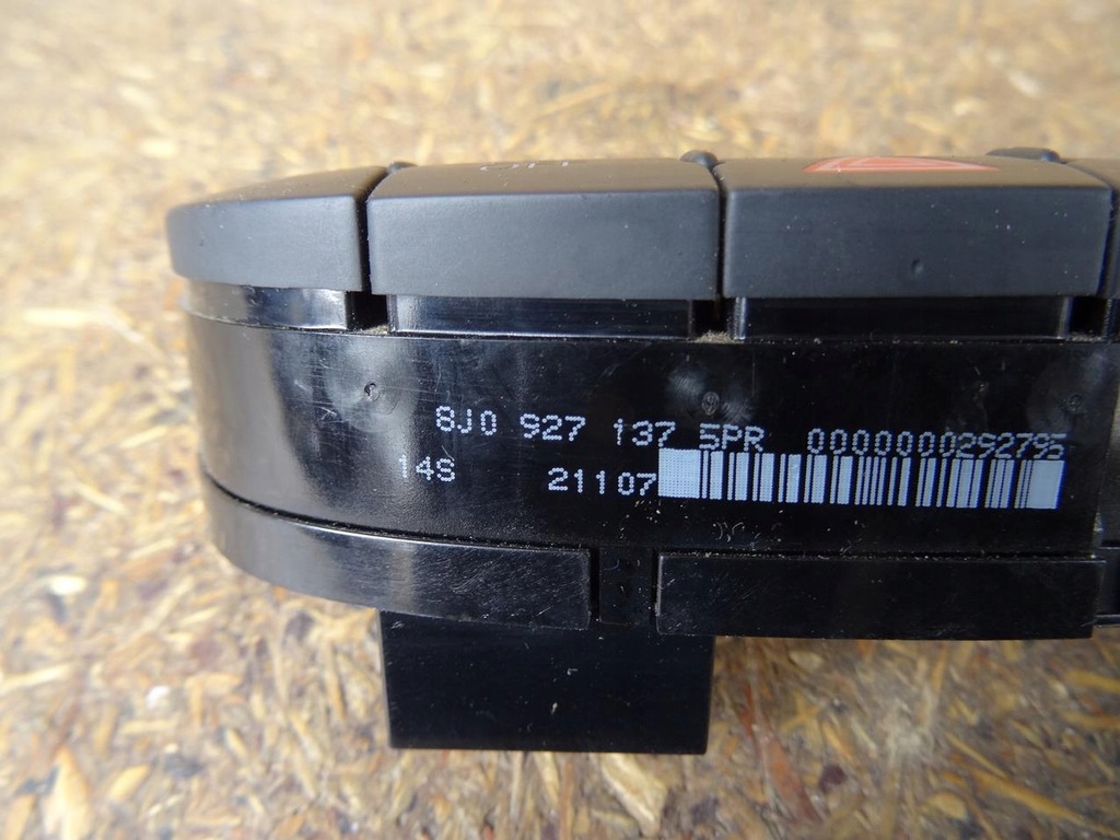 фото №13, Tt 8j панель переключателей выключатель света аварийных esp off 8j0927137