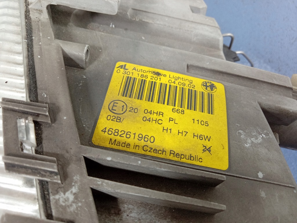 фото №6, Alfa romeo 147 фара левый лампа eu 468261960