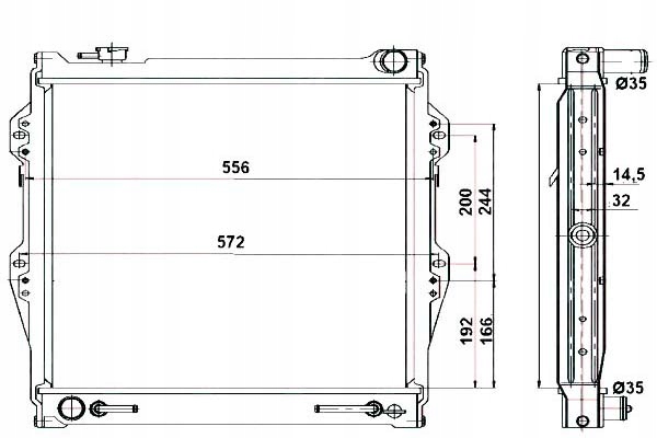фото №2, Nrf 52091 радіатор, система охолодження двигуна