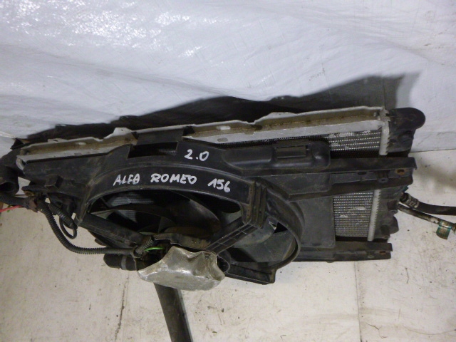 фото №4, Комплект радиатор alfa romeo 156 2.0 вентилятор