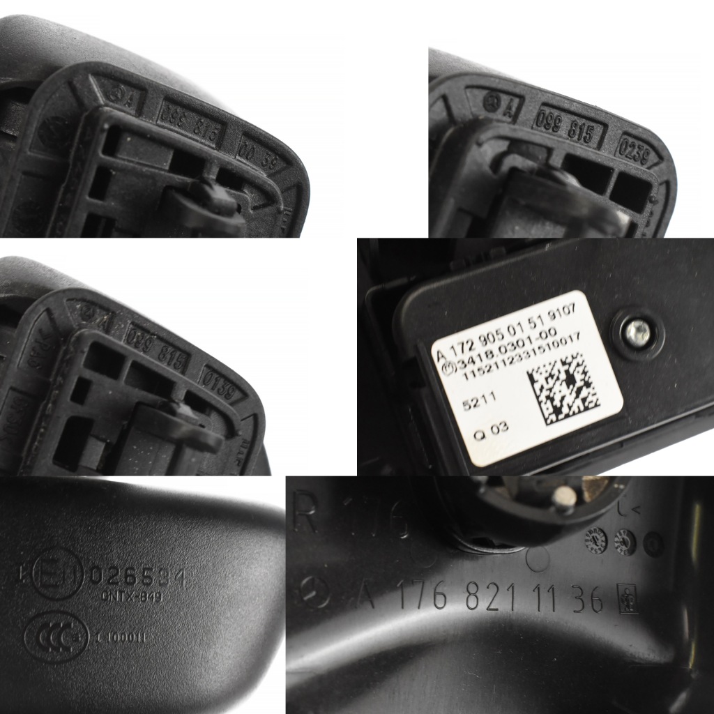 Обшивка стійок захист козирки дзеркало чорні mercedes cla w117 x117 amg Київ