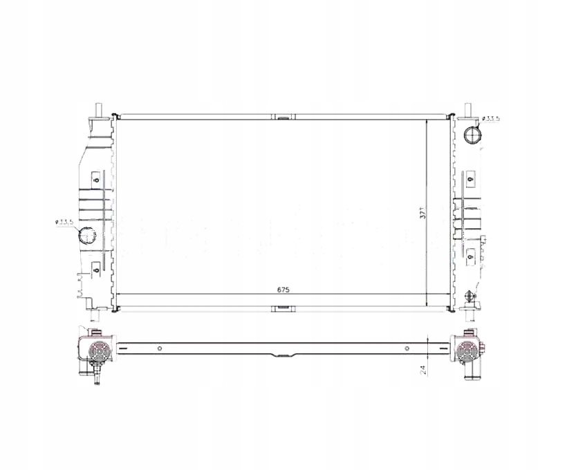 фото №1, Радіатор dodge intrepid 98-