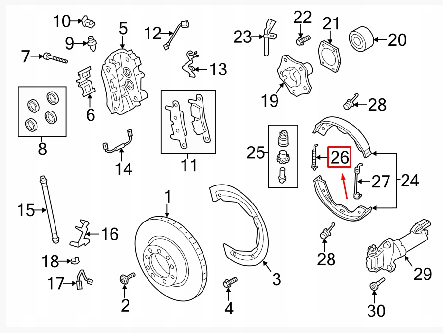 фото №8, Porsche taycan rear парковочный brake tension spring 298609717