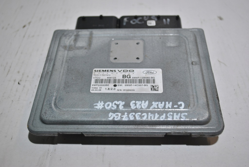 фото №7, Бортовой компьютер двигателя ford c max 5m5p14c337bg