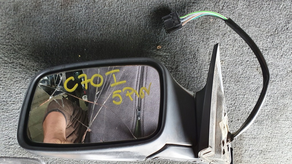 фото №5, Volvo c70 i 97-05 дзеркало ліва сріблястий 426- 5pin