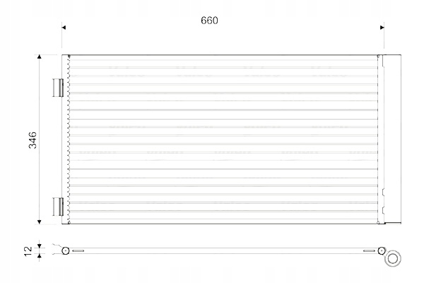 фото №2, Конденсатор кондиционера mini r56 r57 r58 r59 clubman r55 clubvan r55