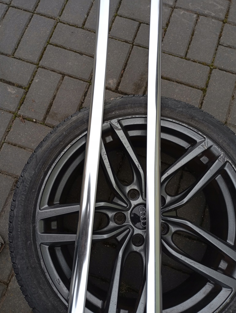 Рейлинги кровельные хром комплект audi a4 b8 рестайлинг  универсал 8k9860021 Цена