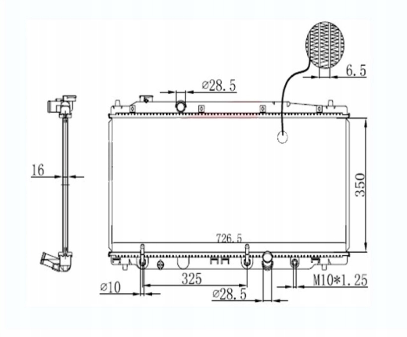 фото №1, Honda fit 09 - 12 радіатор 19010rb1j51