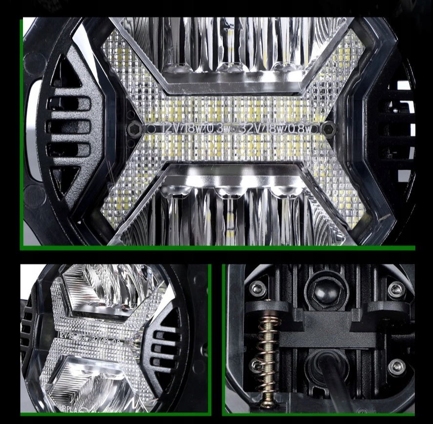 фото №13, Лампы противотуманные фары противотуманные перед + drl дневные jeep wrangler jl