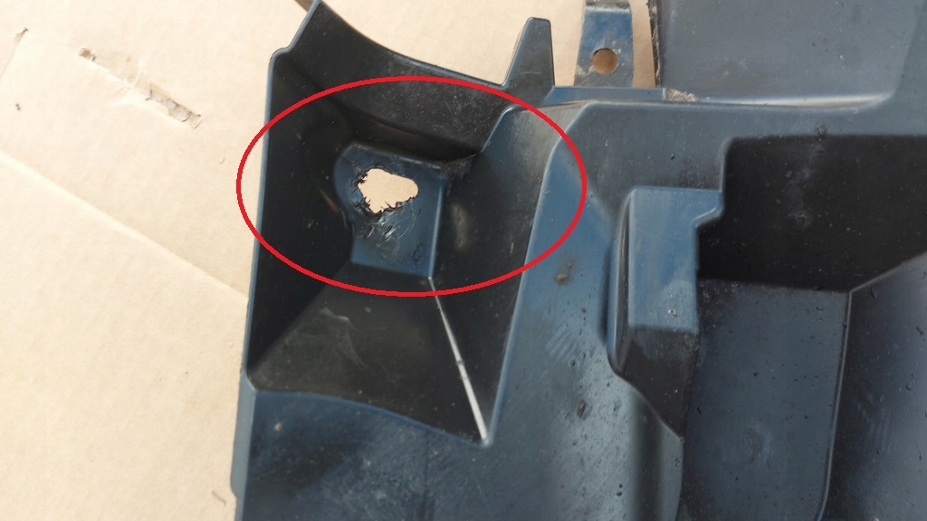 фото №4, Бризковик лівий задня toyota auris i 09-