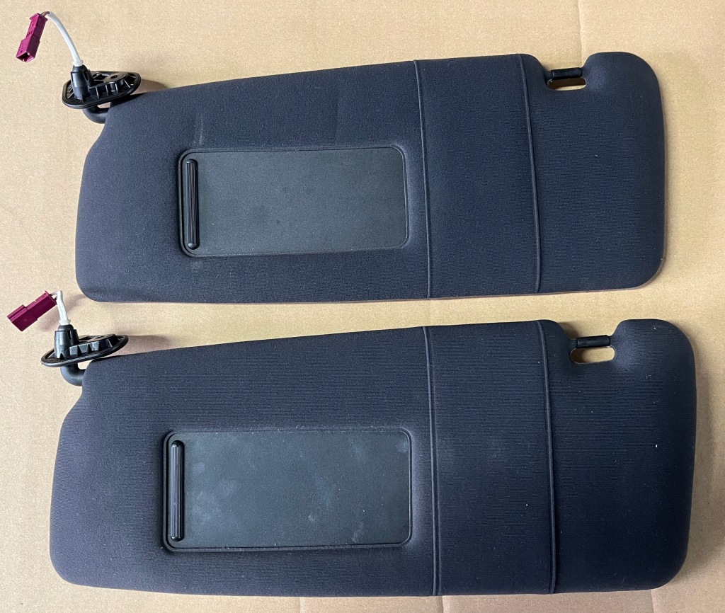 фото №1, Bmw 3 e46 cabrio coupe защита солнцезащитная козырёк тёмный левый правый